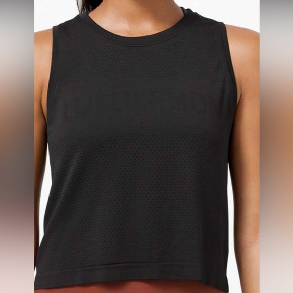 lululemon athletica Tops - Lululemon Swiftly Breathe Crop Tank Size 10/12